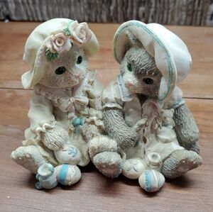 Calico Kittens Figurine "You Make Life Colorful" Vintage Enesco 1994 P. Hillman